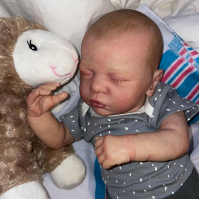 19” Reborn Doll Shop Silicone Baby Doll Real Kid Toys Truly Reborn Baby Doll Girl MoonPie Reborns® Lena