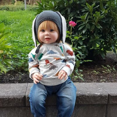 22" Real Looking Lifelike Soft Weighted Body Silicone Reborn Baby MoonPie Reborns® Tessie