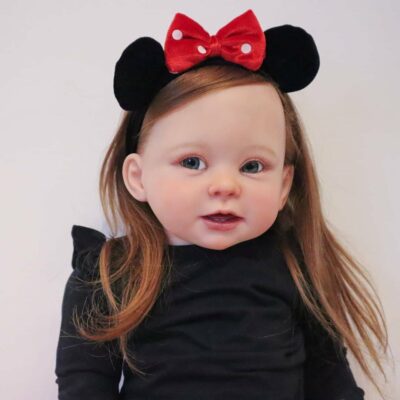 22" Handmade Soft Weighted Body Silicone Reborn Girl Doll MoonPie Reborns® Amity