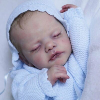 19″ Handmade Realistic Baby Doll Boneca Bebe Reborn Quality Silicone Little Boy MoonPie Reborns® Frank