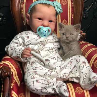 19.5'' Lifelike Touch Kids Reborn Lover Reborn Toddler Baby Doll Lifelike Weighted Silicone Baby Doll Baby Doll Toys MoonPie Reborns® Elaine