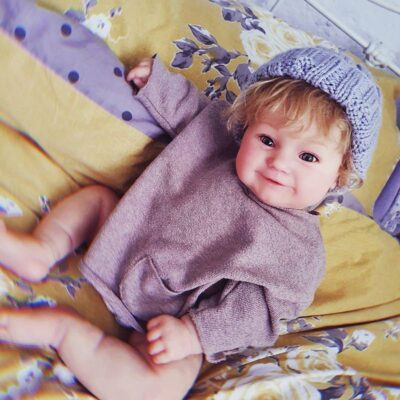 20'' Handmade Lifelike Silicone Reborn Baby Doll with Sweet Smile MoonPie Reborns® Winni