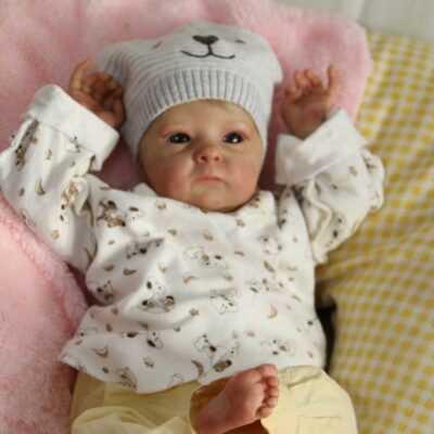 17'' Real Reborn Dolls Lovely Small Girl Reborn Baby Doll Girl Lifelike Soft Silicone Toddler Doll Gift MoonPie Reborns® Laura
