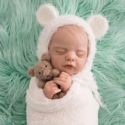 19″ Truly Newborn Reborn Toddler Baby Doll Lifelike Soft Sleeping Silicone Doll MoonPie Reborns® Greg
