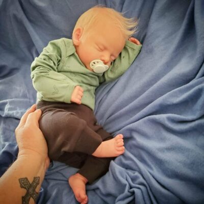 19'' Real Lifelike Reborn Baby Doll Soft Newborn Baby MoonPie Reborns® Leif