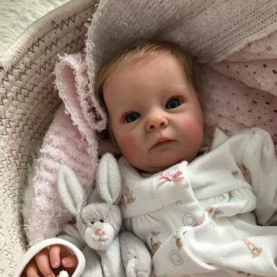 17'' Real Lifelike Reborn BB Life Size Baby Doll Real Reborn Dolls Weighted Toddler Silicone Reborn Newborn Baby Doll MoonPie Reborns® Valerie
