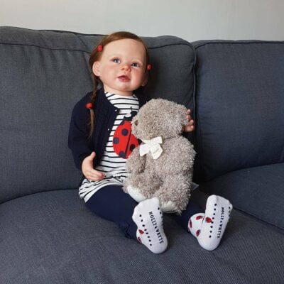 22" Realistic Soft Silicone Toddler Baby Reborn Doll Holiday Gift for Kids MoonPie Reborns® Tatum