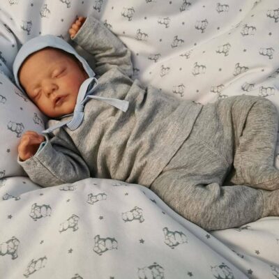 19'' Real Lifelike Reborn Baby Doll Lifelike Newborn Baby Dolls MoonPie Reborns® Tim
