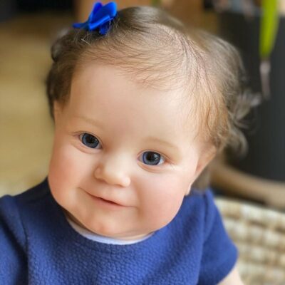 20'' Handmade Lifelike Silicone Reborn Smile Newborn Baby Girl New Year's Gifts MoonPie Reborns® Zora