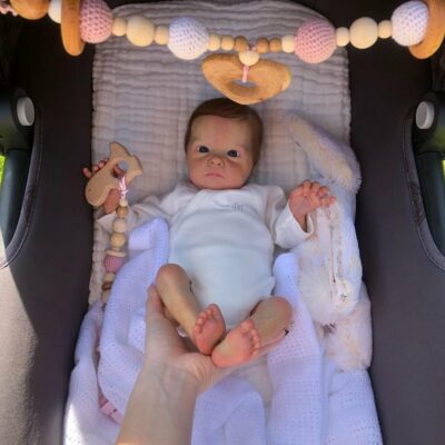 17'' Reborn Doll Shop Bebes Doll Toys Newborn Baby Girl Handmade Silicone Reborn Toddler Baby Doll MoonPie Reborns® Kitty