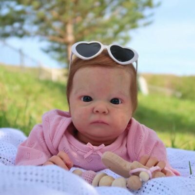 17'' Reborn Baby Doll Adorable Sweet Girl Newborn Reborn Toddlers Silicone Baby Doll Girl Realistic Kids Gift MoonPie Reborns® Rebecca