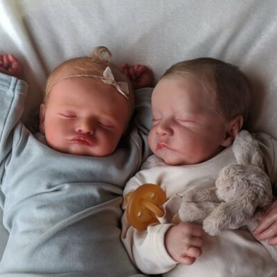 20"  Twins Sister Realistic and Lifelike Reborn Baby Dolls MoonPie Reborns® Melinda & Marissa