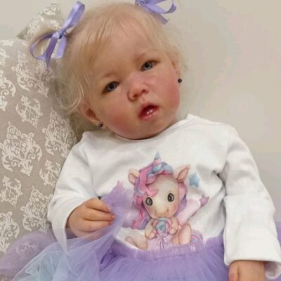 20" Real Lifelike Reborn Silicone Baby Doll Gift Set with Bottle MoonPie Reborns® Helga