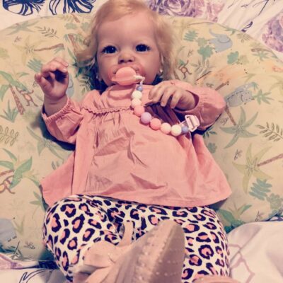 24" Cute Lifelike Handmade Silicone Soft Weighted Body Reborn Toddlers Dolls MoonPie Reborns® Quinta