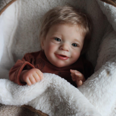 20" Lifelike Soft Touch Reborn Baby Girl Doll Eyes Open MoonPie Reborns® Cadence