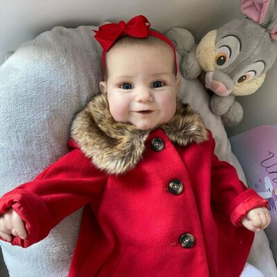 20" Real Lifelike Soft Weighted Body Reborn Silicone Toddlers Doll MoonPie Reborns® Rose