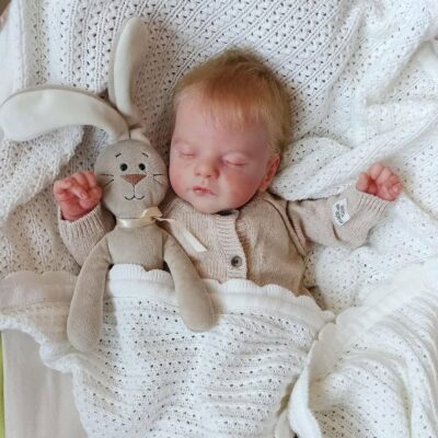19'' Newborn Sleeping Reborn Baby Dolls Realistic Soft Silicone MoonPie Reborns® Kevin