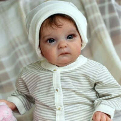 17'' Baby Toys Real Size Little Girl Reborn Toddler Baby Doll Girl Handmade Huggable Newborn Baby Doll MoonPie Reborns® Cora