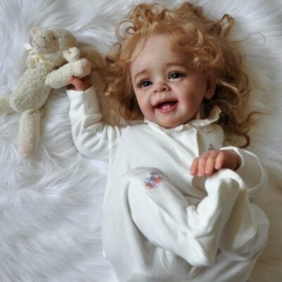 22″ Lifelike Handmade Silicone Reborn Baby Girl Doll Toy Best Gift MoonPie Reborns® Caryn