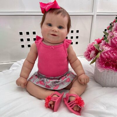 20'' Reborn Awake Girl Real Lifelike Silicone Reborn Doll Set MoonPie Reborns® Winifred