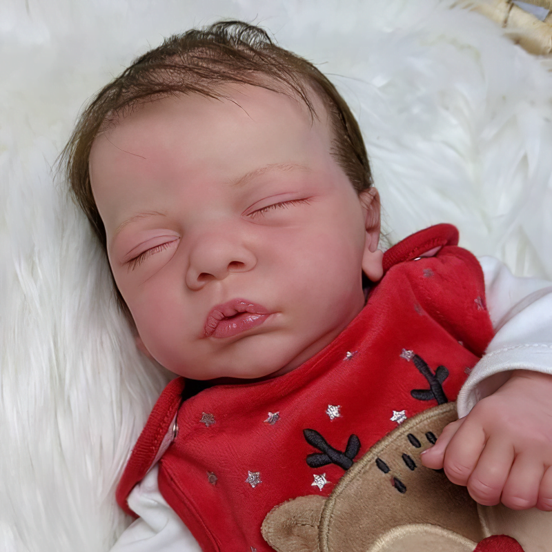 19'' Truly Reborn Baby Toddler Doll Silicone Reborn Baby Christmas Girl Toys MoonPie Reborns® Una