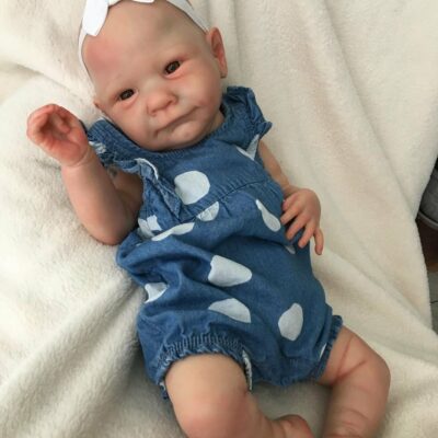 19.5'' Truly Toddler Reborn Baby Doll Flexible Mini Doll Silicone Lifelike Soft Silicone Vinyl Doll Children Gifts MoonPie Reborns® Jocelyn