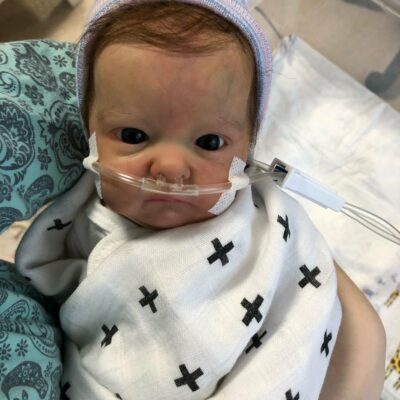 17'' Realistic Lifelike Baby Dolls Innocent Baby Girl Kids Play Gift Reborn Silicone Newborn Baby Doll MoonPie Reborns® Mona