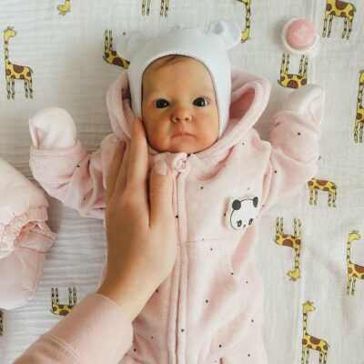 17'' Soft Body Silicone Newborn Reborn Baby Princess Toddler Baby Girl Doll Best Gift for Kids MoonPie Reborns® Lillian