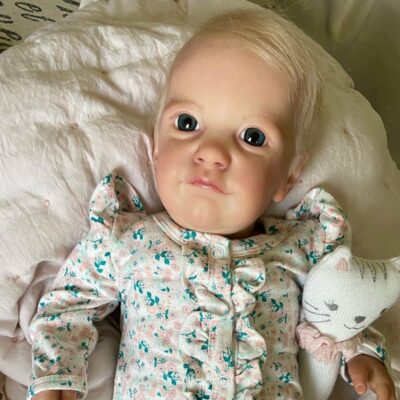 24" Super Realistic and Cute Opened Eyes  Reborn Baby Doll MoonPie Reborns® Geraldine