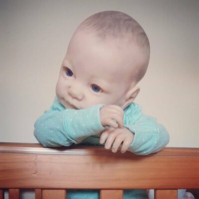 24" Cute Lifelike Handmade Eyes Opened Reborn Girl Doll MoonPie Reborns® Relph