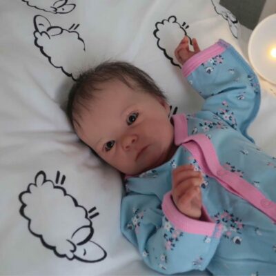 17'' Truly Silicone Reborn Gifts Toddler Toy Adorable Soft Girl Handmade Reborns Newborn Weighted Baby Dol MoonPie Reborns® Coral