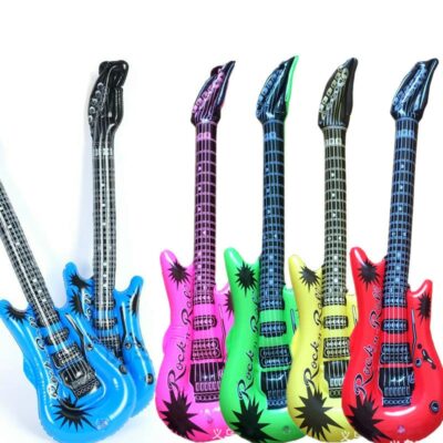 Inflatable Guitar Simulation Instruments Balloons Party Supplies For Kids