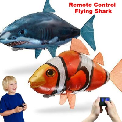 Remote Control Shark Toys Air Swimming Fish Kids Toys