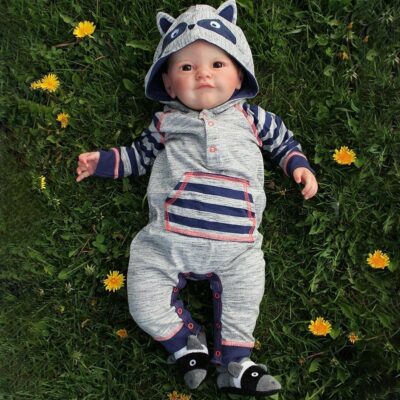 24" Silicone Vinyl Reborn Baby Doll Handmade Real Doll MoonPie Reborns® Annis