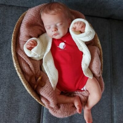 19'' Newborn Sleeping Reborn Baby Dolls with Bottle and Pacfier MoonPie Reborns® William