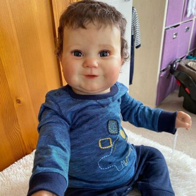 20'' Cute Awake Reborn Girl Toddler Newborn Silicone Baby Doll MoonPie Reborns® Candice