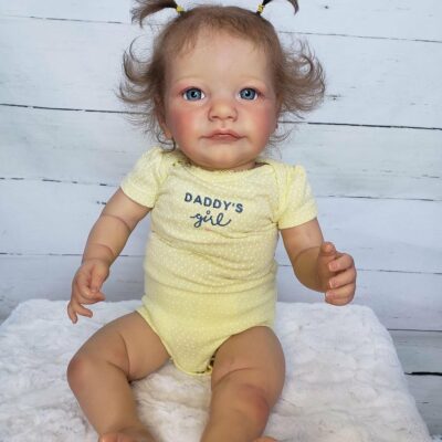 24" Reborn Real Lifelike Rebirth Baby Doll Girl Toys MoonPie Reborns® Araiz