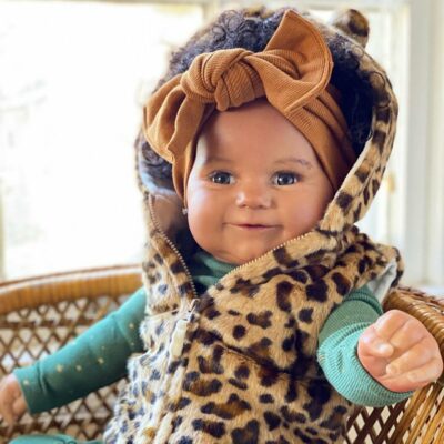 20" Real Soft Weighted Body Silicone Reborn Awaked Girl Doll MoonPie Reborns® Myra