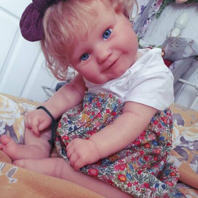 20'' Cute Lifelike Handmade Silicone Reborn Baby Girl Doll Set Holiday Gift MoonPie Reborns® April