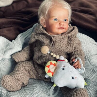 24" Realistic Reborn Baby Soft Vinyl Silicone Doll Girl Touch Real MoonPie Reborns® Giralda