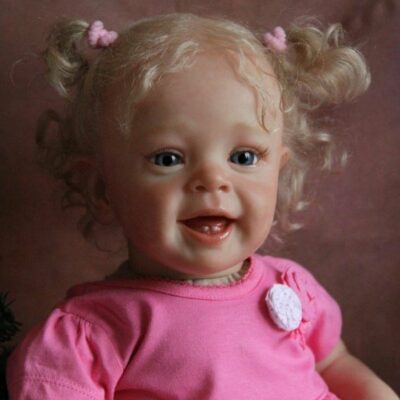 22″ Looking Lifelike Handmade Huggable Silicone Reborn Doll MoonPie Reborns® Althea