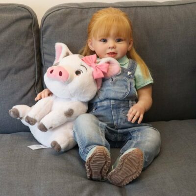 22" Handmade Reborn Doll Girl Lifelike Realistic Baby Doll MoonPie Reborns® Aline