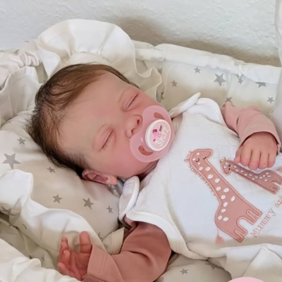 19'' Adorable Touch Real Reborn Baby Doll Silicone Doll Small Baby Girl MoonPie Reborns® Jennifer