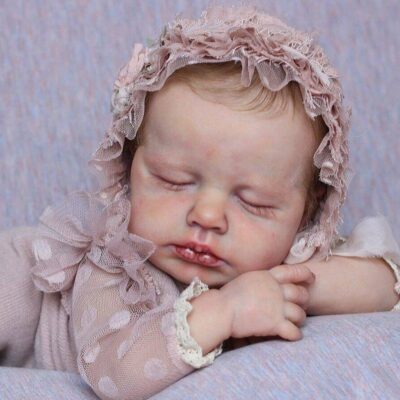 19″ Silicone Baby Doll Sweet Little Girl Toddler Reborn Baby Doll Girl Realistic Toys Gift Lover Toy MoonPie Reborns® Iris
