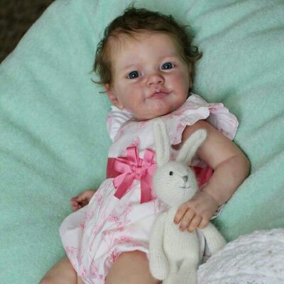 24" Huggable Lifelike Reborn Baby Doll Girl Toy MoonPie Reborns® Chelsia
